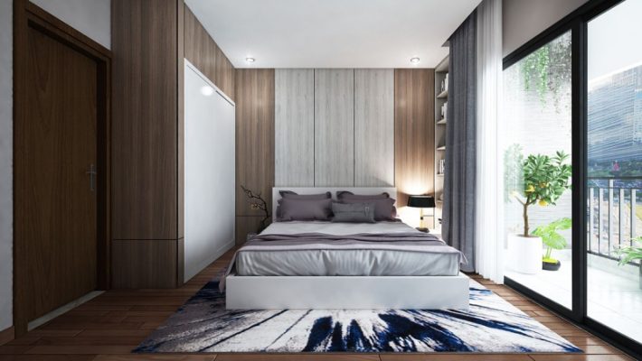 Phong cách tối giản dùng cho thiết kế chung cư 3 phòng ngủ.