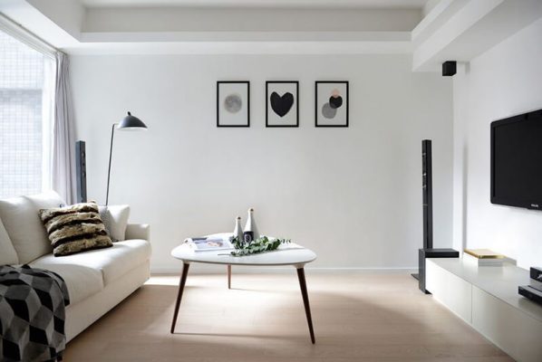 Thiết kế nội thất chung cư 45m2 theo kiểu tối giản